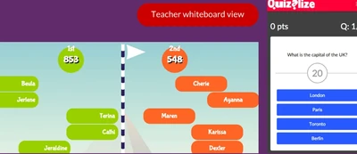 Featured image for Quizalize – Engage students and deliver instant assessments for personalised learning - Quizalize is a brand new classroom tool for teachers to engage students and deliver personalised assessments in the classroom.  It is a fun classroom response system that runs on computers, tablets and mobile phones and uses the electronic whiteboard to show a live leaderboard and other exciting visualisations of classroom activity. It’s similar to applications… Read More »Quizalize – Engage students and deliver instant assessments for personalised learning