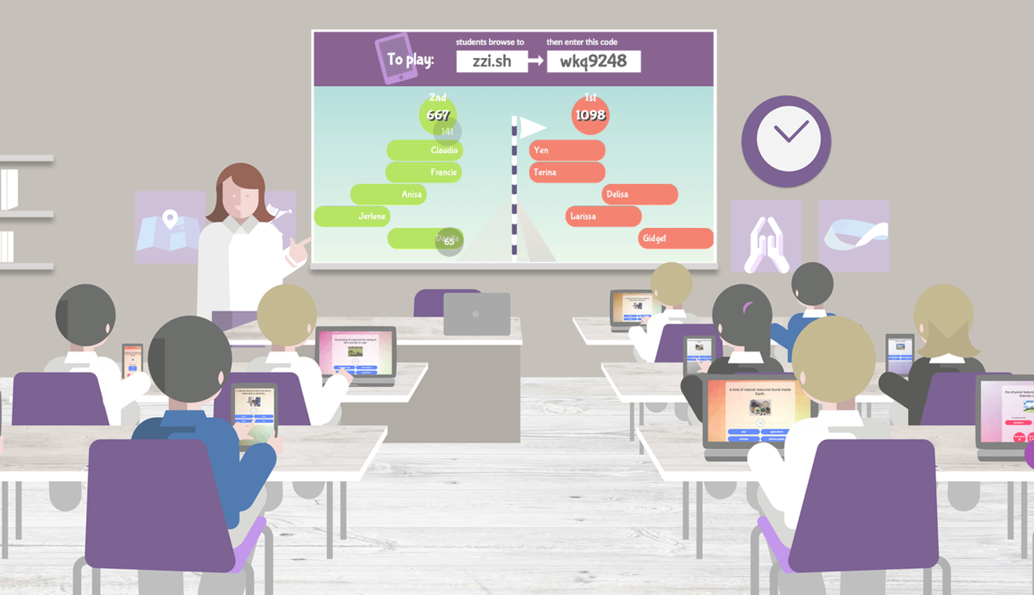 Featured image for Live streaming class quiz games - How to play fun, interactive quiz games even while remote learning by live streaming them using Zoom or Google Hangouts.
