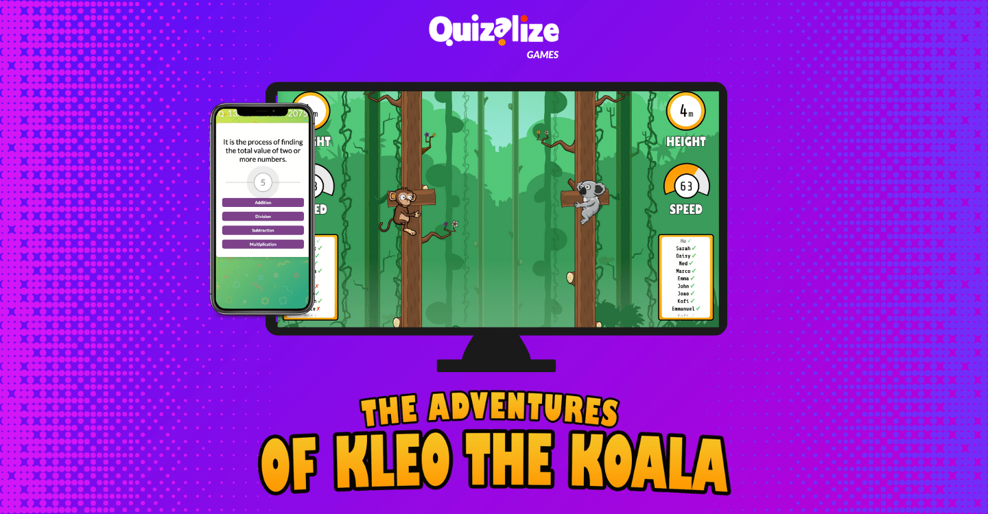 Featured image for Kleo the Koala and The Champions of the Cosmos – The Backstory - You’ve played the Quizalize Game ‘The Adventures of Kleo the Koala’ – now it’s time to explore the backstory