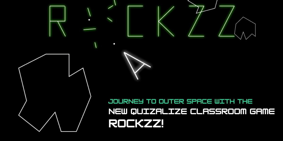 Featured image for Journey to Outer Space with the New Quizalize Game Rockzz! - The new space-themed Quizalize Classroom Game Rockzz is here! Are you ready to journey to outer space and have some retro arcade game fun...