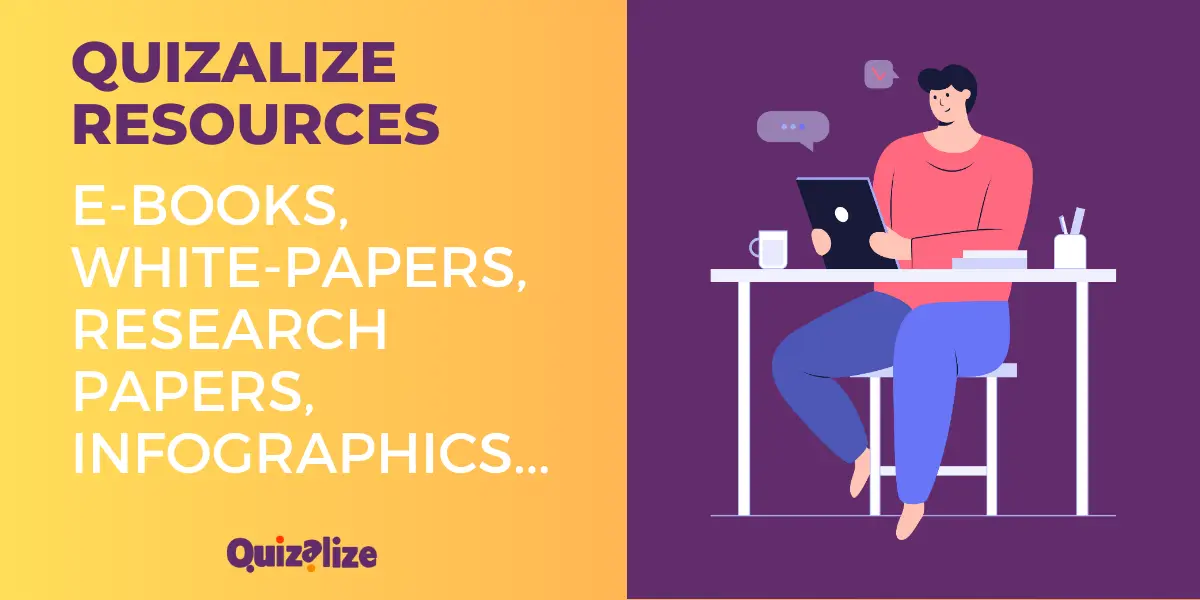 Featured image for Quizalize Resources – E-books, white-papers, research papers, infographics… - The Quizalize Resources page offers an exclusive section for educators, publishers, and corporate training leaders to access...