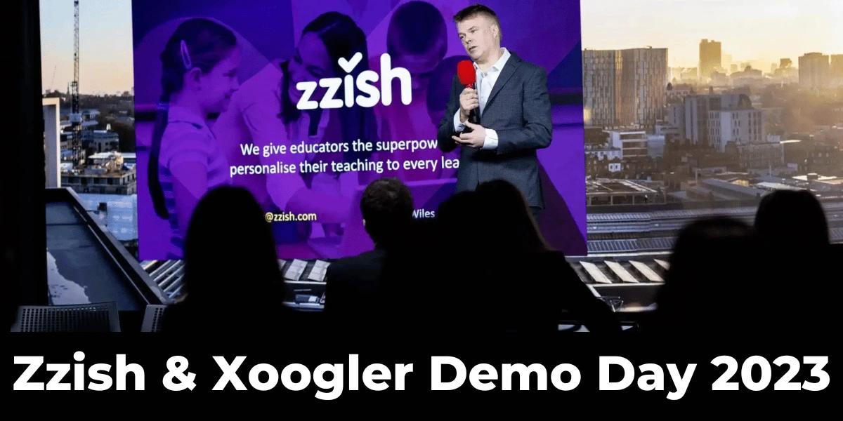 Featured image for Zzish & Quizalize at Xoogler Demo Day London 2023 (Google) - We were thrilled to be invited to pitch at Xoogler Demo Day at the Google HQ in London, UK, to a room full of present and former Googlers...