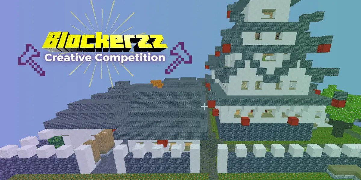 Featured image for Blockerzz Creative Competition - To celebrate the launch of Creative Mode, we would like to invite you and your class to create buildings (or even whole worlds) and enter our competition...