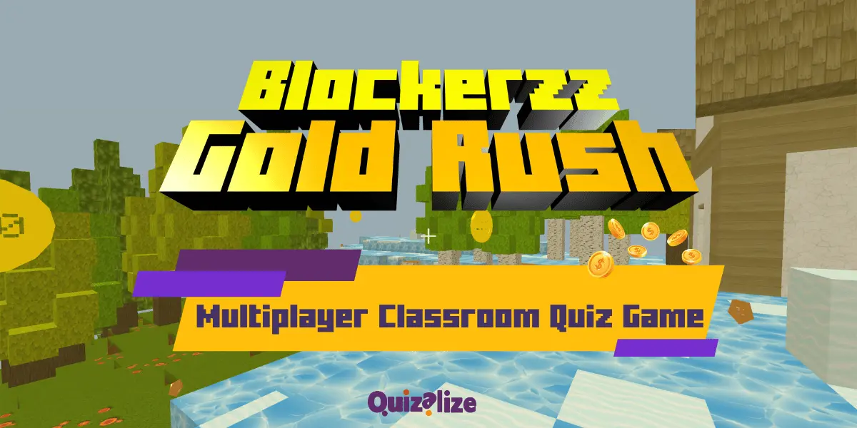 Featured image for Blockerzz Gold Rush – Multiplayer classroom quiz game - Blockerzz Gold Rush takes the classroom quiz game experience to the next level! Your students will play together in the same world, answering your quizzes...