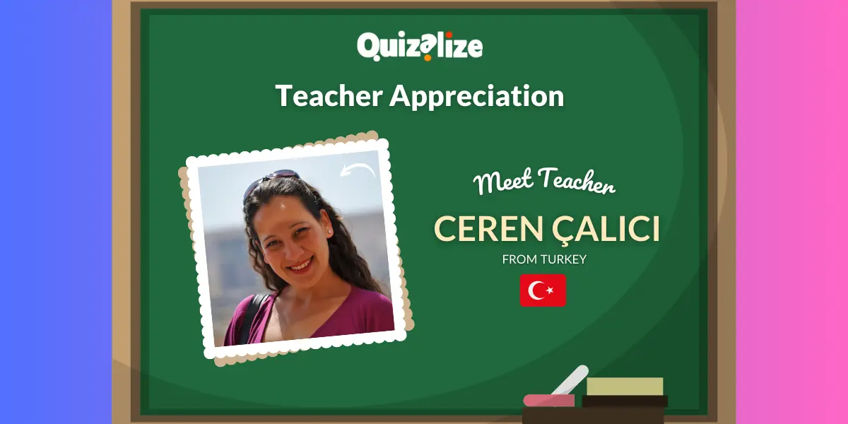 Featured image for Teacher Appreciation: Ceren Çalıcı (Turkey) - This month’s Teacher Appreciation goes to teacher Ceren Calici from Turkey. Ceren has been working as a Turkish language teacher...