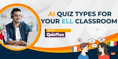 Featured image for Quizalize essential tools for ELL teaching! - Introducing Vocabulary Quizzes, Reading Comprehension Quizzes and Fill-in-the-Blank Quizzes. These can be created in seconds using our AI tool saving you so much time...