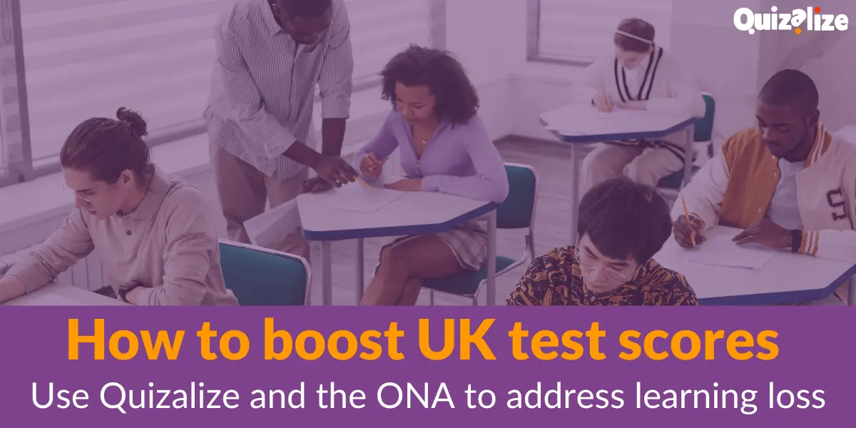 Featured image for Boost UK test scores with Quizalize AI and the Oak National Academy - Effortlessly boost SAT, GCSE and ALevel scores whilst bringing fun and engagement into the classroom at what can be a stressful time for all.