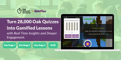 Featured image for Turn 28,000 Oak Quizzes into Gamified Lessons with Real-Time Insights and Deeper Engagement - We’ve brought over 70,000 Oak resources into Quizalize, including 28,000 quizzes, 14,000 slides, 14,000 worksheets, and 14,000 videos and...